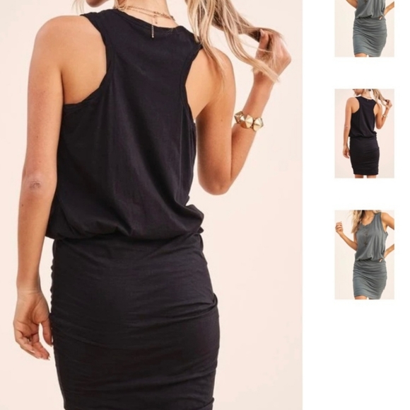 Jersey Knit Racerback Dress - Picture 2 of 3